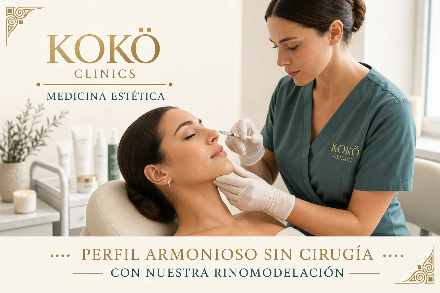 Rinomodelación — Rinomodelación en Murcia con ácido hialurónico para armonizar el perfil nasal sin cirugía...